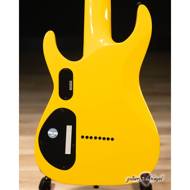 ESP LTD SC-608B Stephen Carpenter 8-String Baritone Guitar w/ Case – Yellow