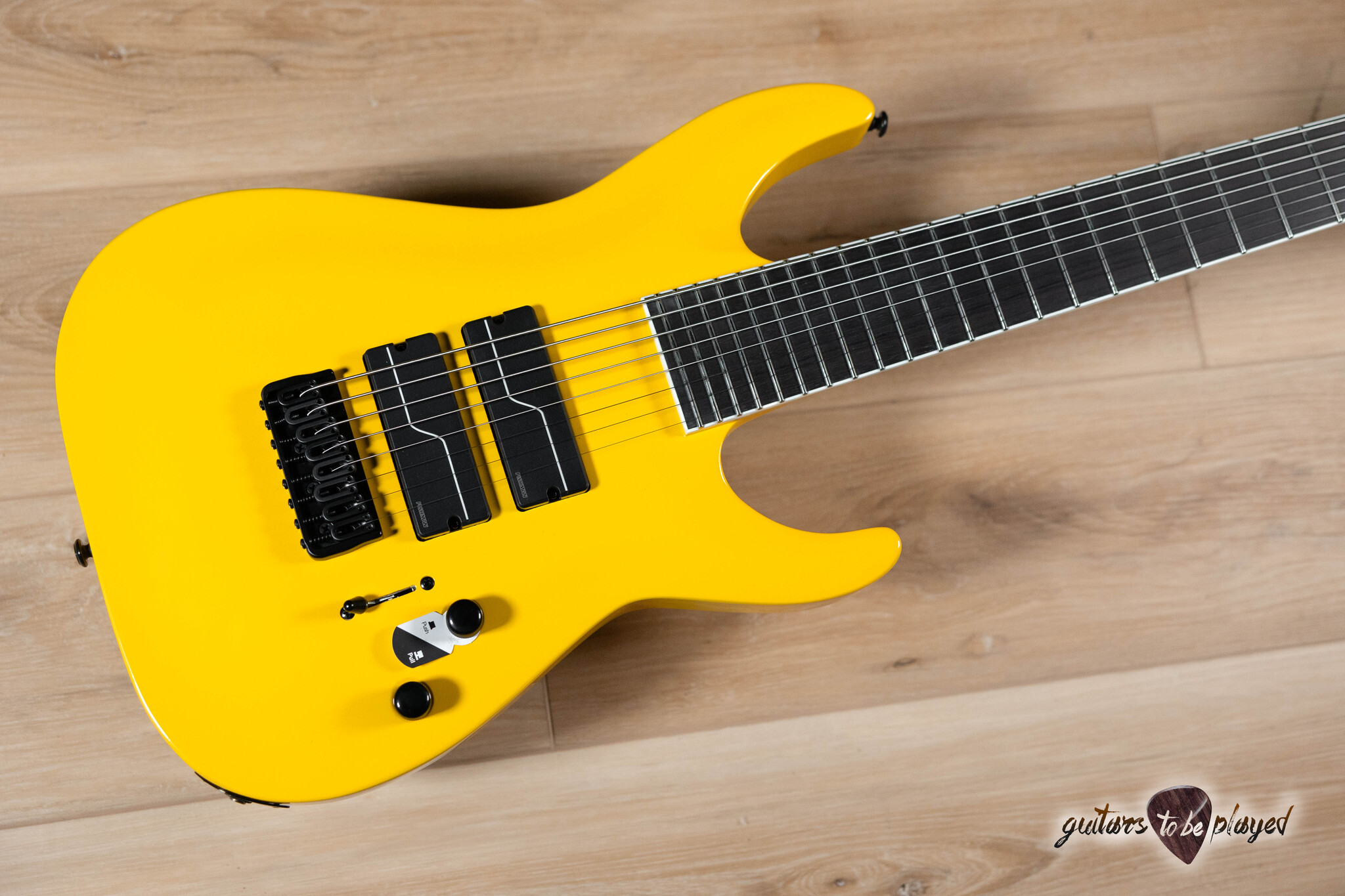 ESP LTD SC-608B Stephen Carpenter 8-String Baritone Guitar – Yellow ...