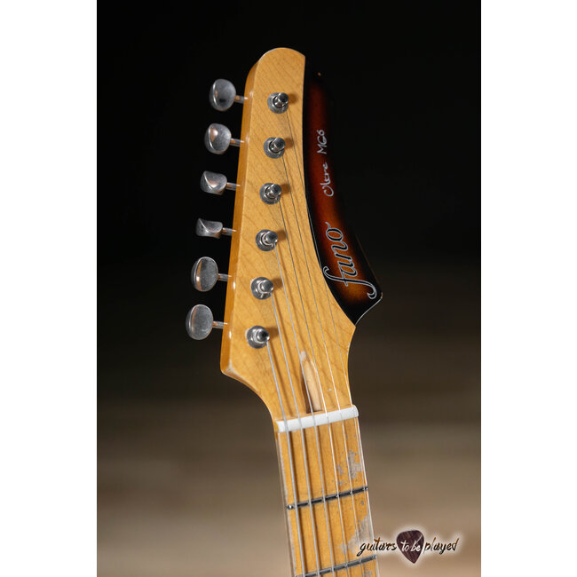 Fano MG6 Oltre Maple Neck Lollar P-90 Guitar w/ Gigbag – 3-Tone Sunburst