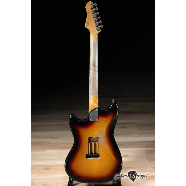 Fano MG6 Oltre Maple Neck Lollar P-90 Guitar w/ Gigbag – 3-Tone Sunburst