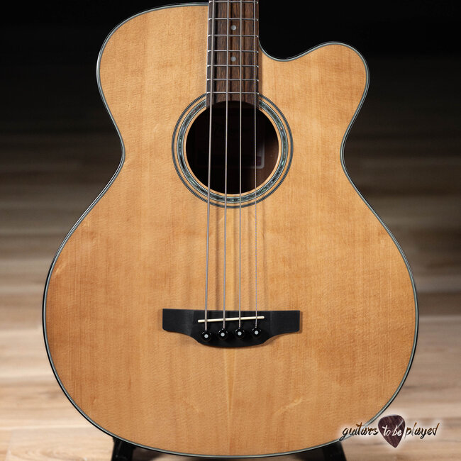 Takamine GB30CE Acoustic/Electric Bass Guitar – Natural