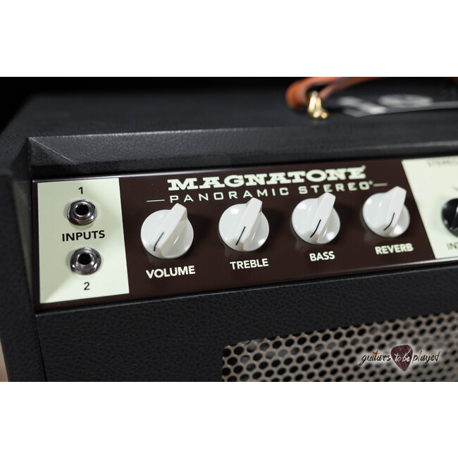 Magnatone Panoramic Stereo 12+12W Vibrato 2x10” Combo Amp – Black