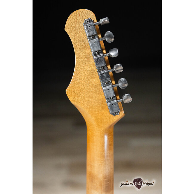 Shabat Lynx S-Style Swamp Ash Maple Neck Guitar – Cimarron Red