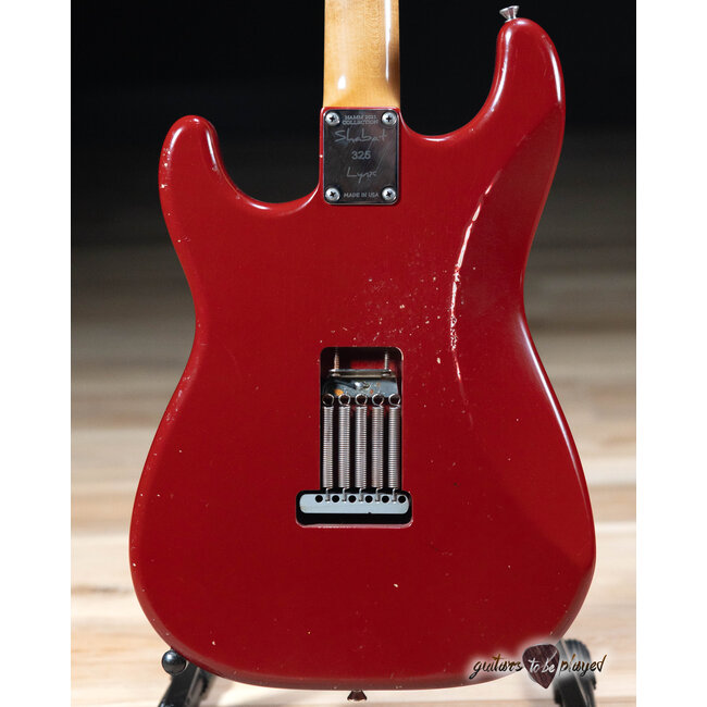 Shabat Lynx S-Style Swamp Ash Maple Neck Guitar – Cimarron Red