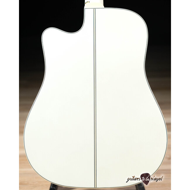 Takamine GD37CE-12 PW 12-String Dreadnought Guitar w/ Gigbag – Gloss Pearl White