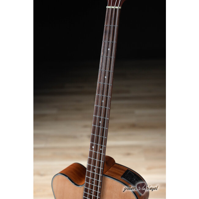 Takamine GB30CE LH Left-Handed Acoustic/Electric Bass Guitar – Natural
