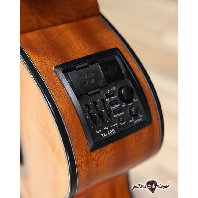 Takamine GB30CE LH Left-Handed Acoustic/Electric Bass Guitar – Natural