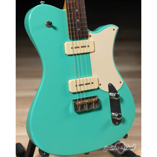 Starr Guitars Tomcat Seymour Duncan P-90 Guitar w/ Case – Seafoam Green