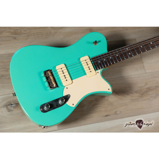 Starr Guitars Tomcat Seymour Duncan P-90 Guitar w/ Case – Seafoam Green