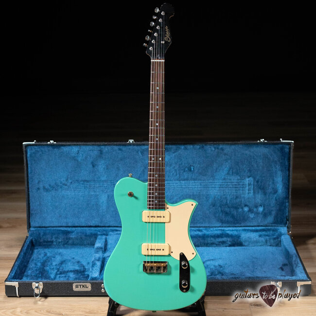 Starr Guitars Tomcat Seymour Duncan P-90 Guitar w/ Case – Seafoam Green