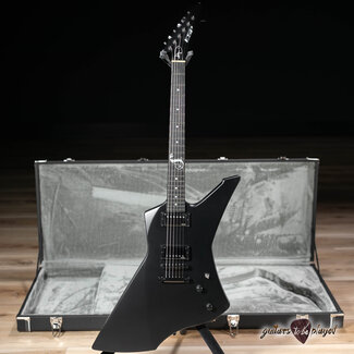 ESP ESP Snakebyte James Hetfield Signature Custom Shop Guitar – Black Satin