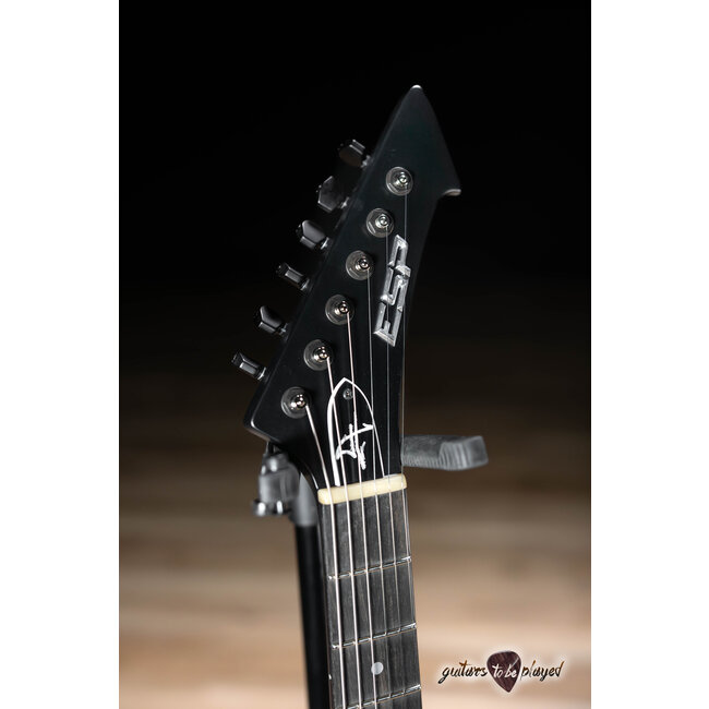 ESP Snakebyte James Hetfield Signature Custom Shop Guitar – Black Satin