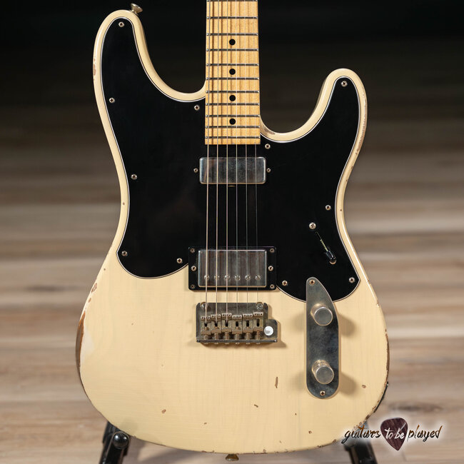 Starr Guitars Maverick Firebird/HB Guitar w/ Gigbag – Vintage Blonde