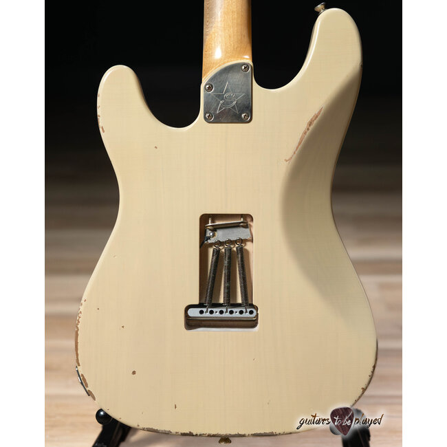 Starr Guitars Maverick Firebird/HB Guitar w/ Gigbag – Vintage Blonde