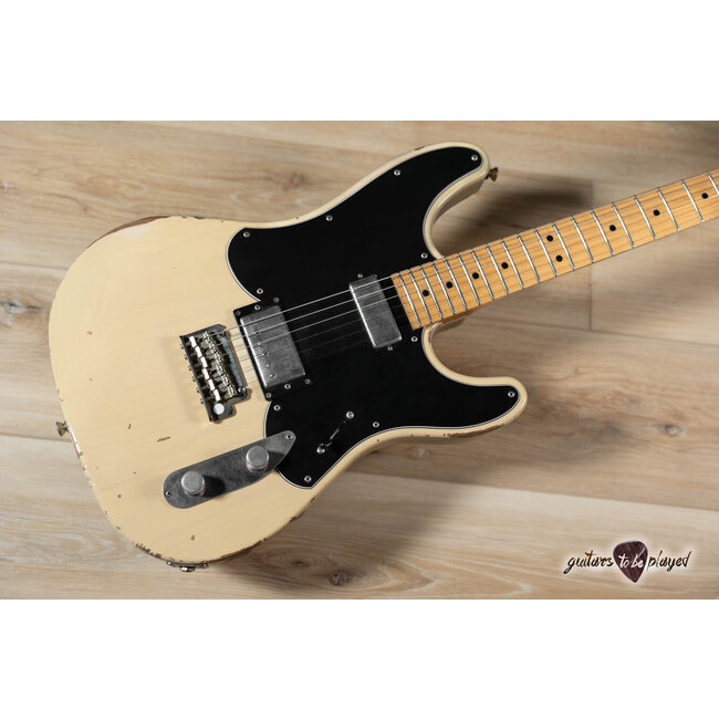 Starr Guitars Maverick Firebird/HB Guitar w/ Gigbag – Vintage Blonde