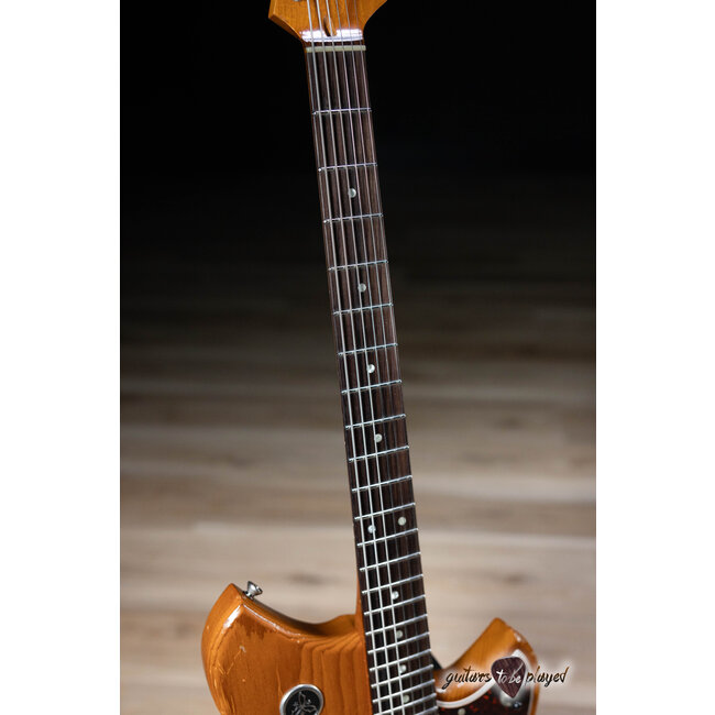 Novo Custom Serus J Baritone Guitar w/ Lollar Mini Broilers – Amber