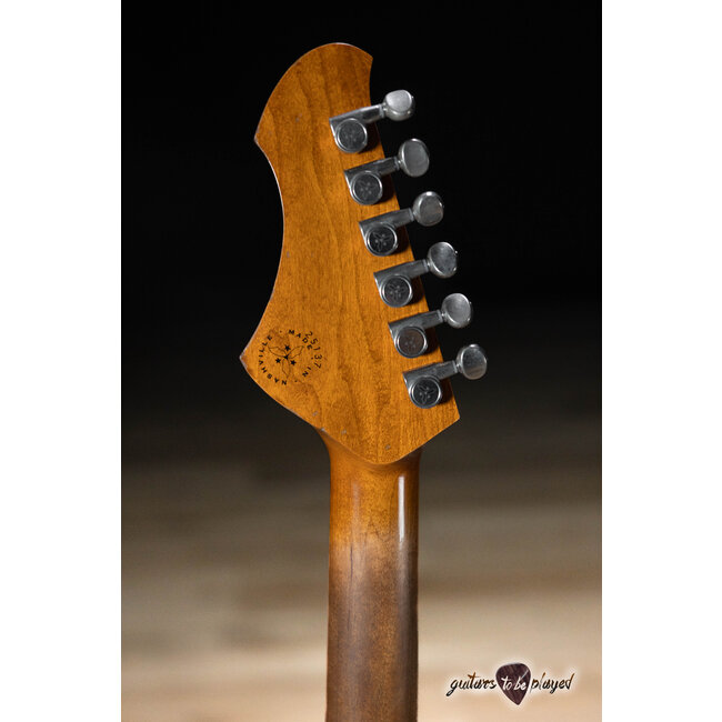 Novo Custom Serus J Baritone Guitar w/ Lollar Mini Broilers – Amber