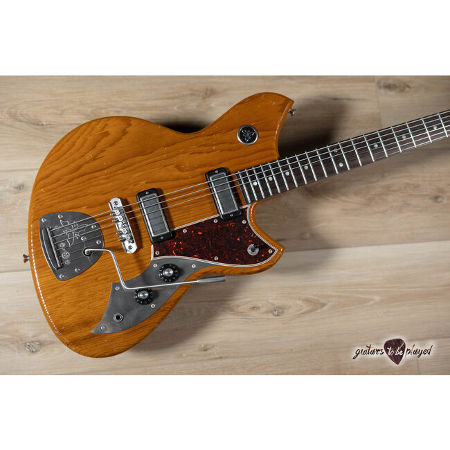 Novo Custom Serus J Baritone Guitar w/ Lollar Mini Broilers – Amber