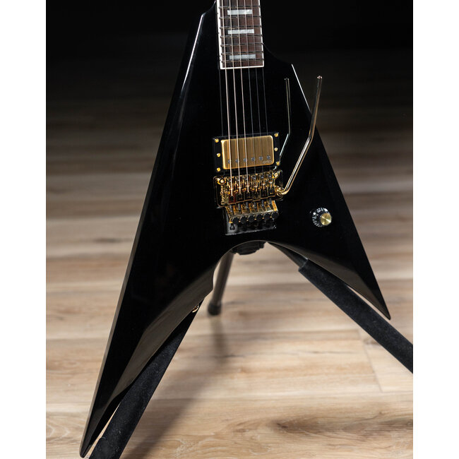 ESP LTD MSV-1 Mike Schleibaum Floyd Rose Guitar w/ Case – Black Gloss