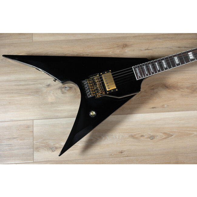 ESP LTD MSV-1 Mike Schleibaum Floyd Rose Guitar w/ Case – Black Gloss