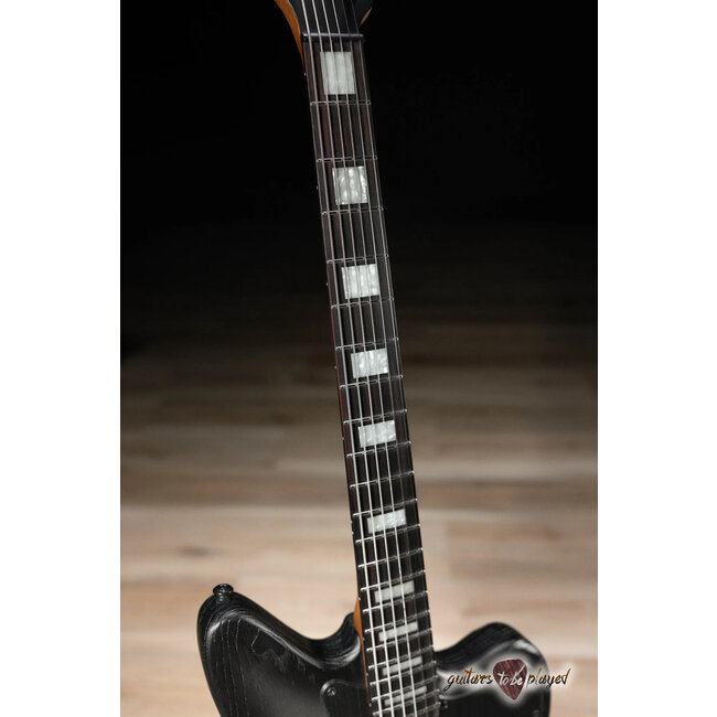 ESP LTD XJ-1B HT Baritone Swamp Ash Guitar – Silver Blast