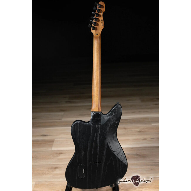 ESP LTD XJ-1B HT Baritone Swamp Ash Guitar – Silver Blast