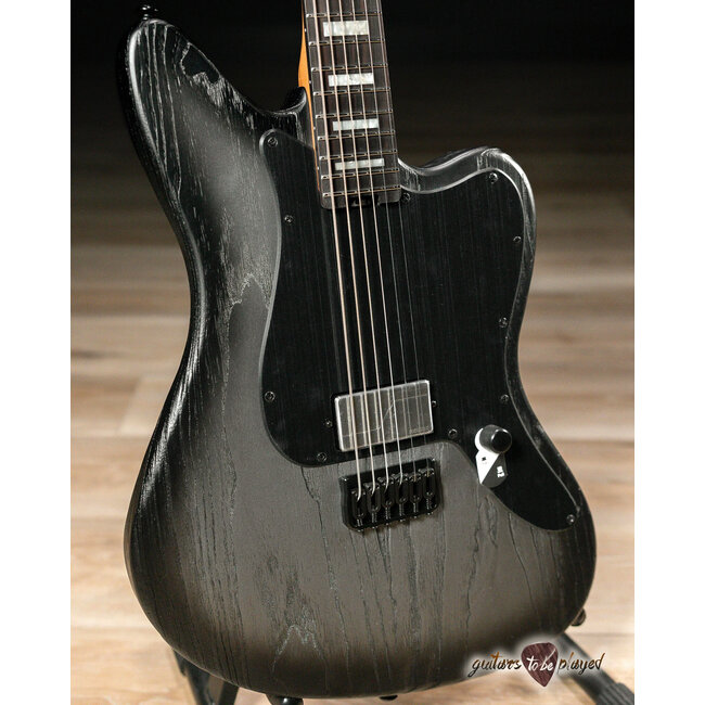 ESP LTD XJ-1B HT Baritone Swamp Ash Guitar – Silver Blast