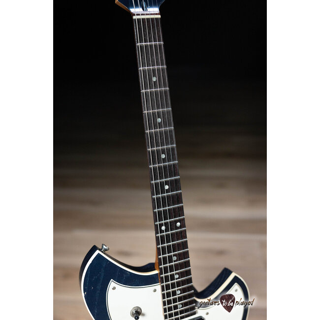 Novo Nucleus Miris J Semi-Hollow Guitar w/ Fralin P-90s – Lake Como Blue