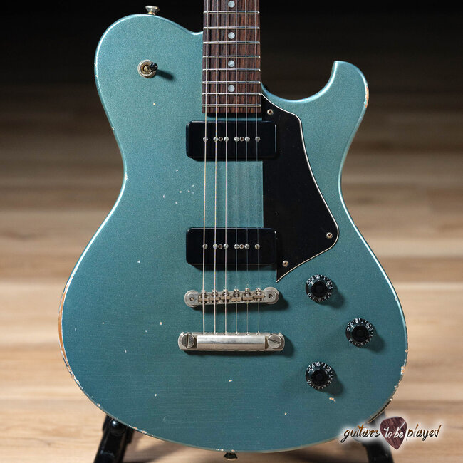 Starr Guitars Hustler P-90 Guitar w/ Case - Pelham Blue
