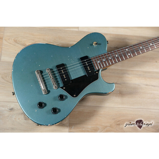 Starr Guitars Hustler P-90 Guitar w/ Case - Pelham Blue