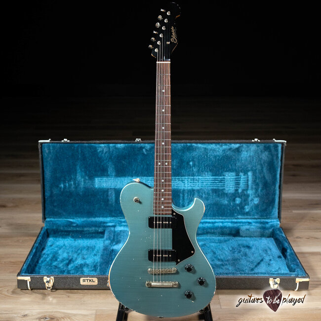 Starr Guitars Hustler P-90 Guitar w/ Case - Pelham Blue