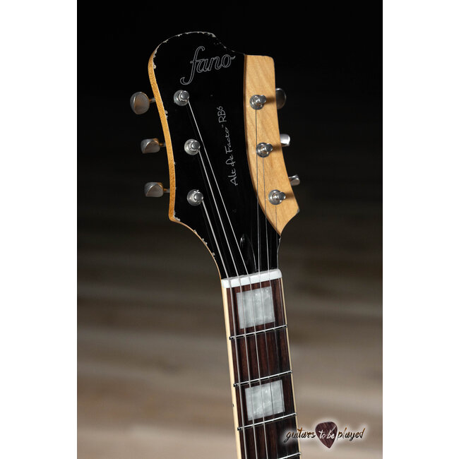 Fano RB6 Alt de Facto Mahogany Fralin P-90 Guitar w/ Bigsby & Case – Bull Black