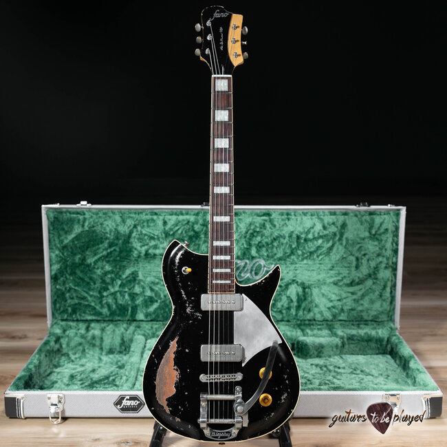 Fano RB6 Alt de Facto Fralin P-90 Guitar w/ Bigsby – Bull