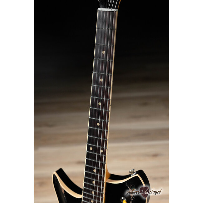 Fano RB6 Alt de Facto Left-Handed P-90 Guitar w/ Bigsby & Case – Bull Black