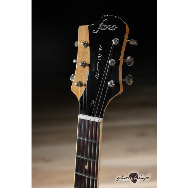 Fano RB6 Alt de Facto Left-Handed P-90 Guitar w/ Bigsby & Case – Bull Black