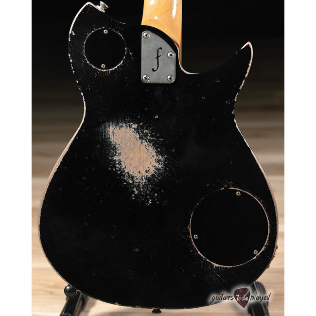 Fano RB6 Alt de Facto Left-Handed P-90 Guitar w/ Bigsby & Case – Bull Black