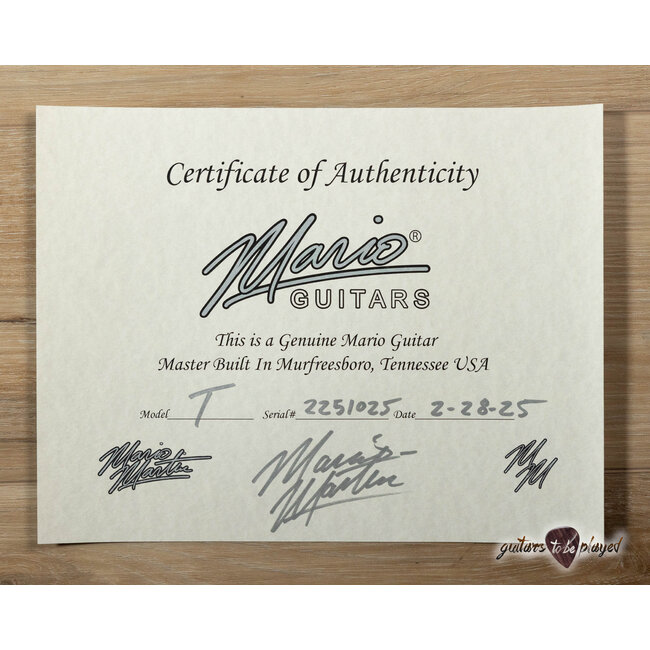 Mario Martin Guitars 1pc Swamp Ash Maple Neck T-style – Nocaster Blonde