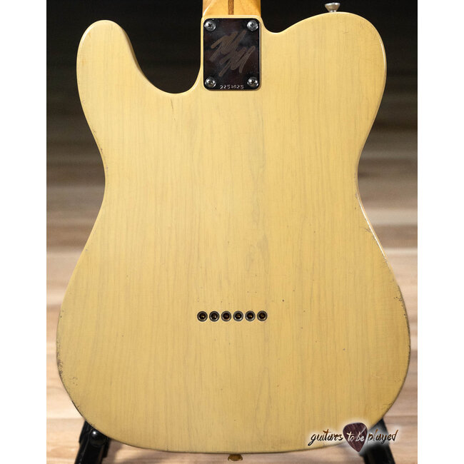 Mario Martin Guitars 1pc Swamp Ash Maple Neck T-style – Nocaster Blonde