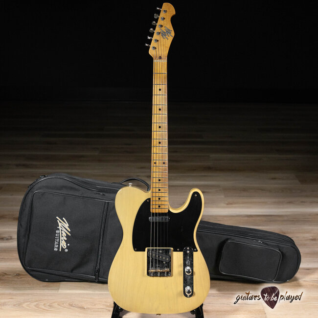 Mario Martin Guitars 1pc Swamp Ash Maple Neck T-style – Nocaster Blonde