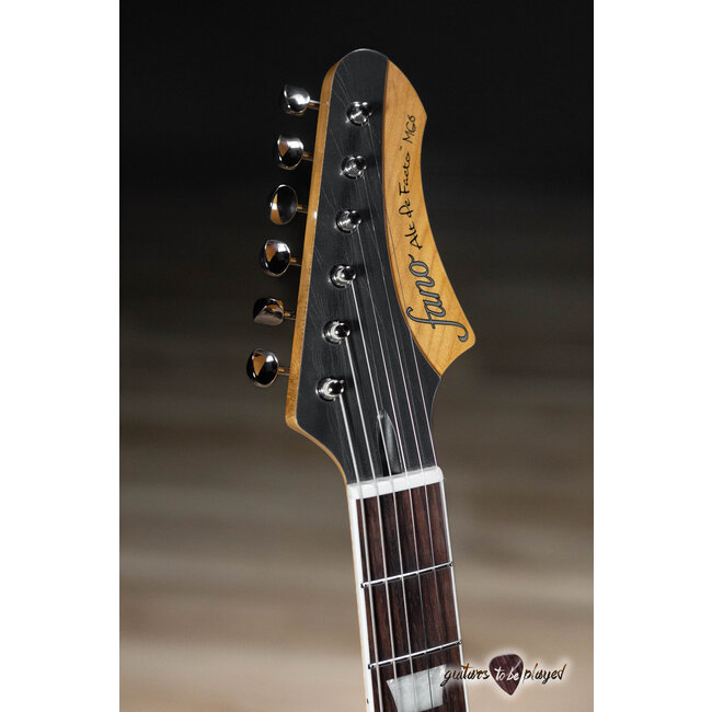 Fano MG6 Alt de Facto TV Jones Classic Bigsby Guitar w/ Case – Charcoal Frost