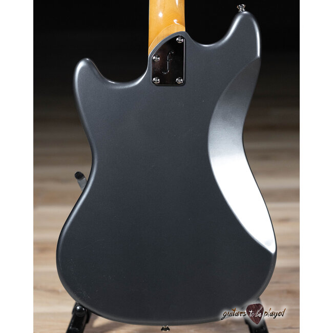 Fano MG6 Alt de Facto TV Jones Classic Bigsby Guitar w/ Case – Charcoal Frost