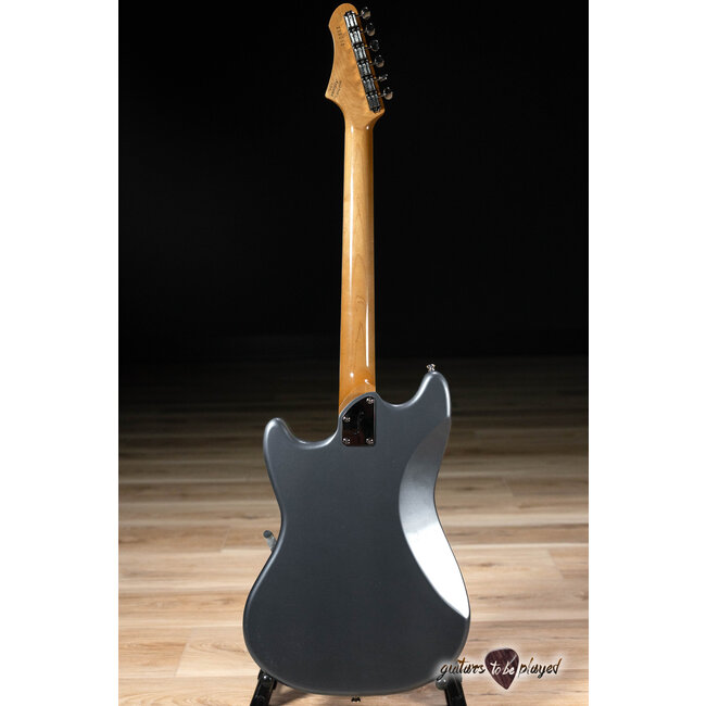 Fano MG6 Alt de Facto TV Jones Classic Bigsby Guitar w/ Case – Charcoal Frost