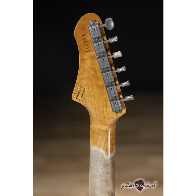 Fano JM6 Alt de Facto Lollar Zebra Imperial Wraptail Guitar w/ Case – Gold Top