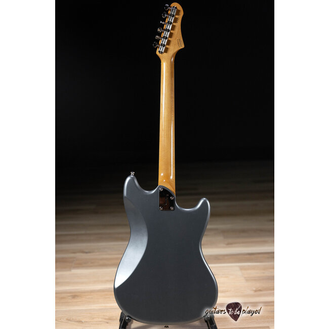 Fano MG6 Alt de Facto Left-Handed TV Jones Bigsby Guitar w/ Case –Charcoal Frost
