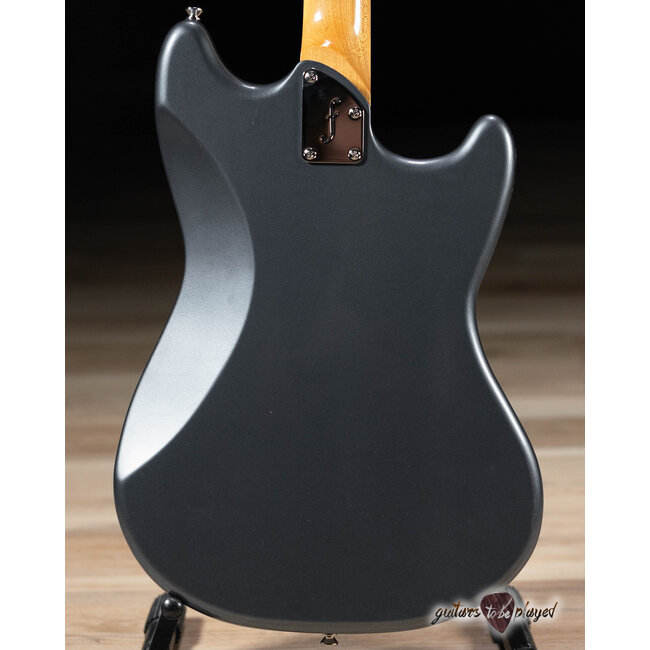 Fano MG6 Alt de Facto Left-Handed TV Jones Bigsby Guitar w/ Case –Charcoal Frost