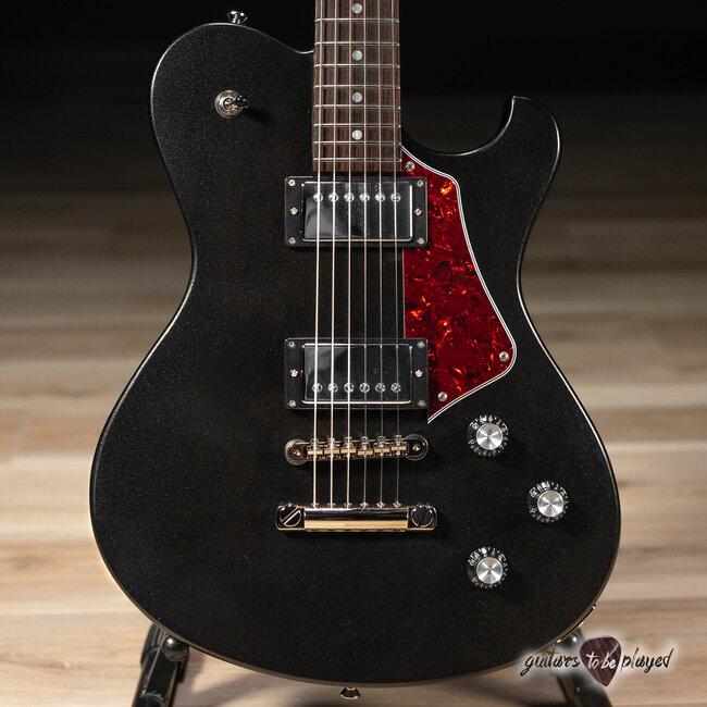 Starr Guitars Hustler Seymour Duncan HB Guitar w/ Case – Black Diamond Firemist