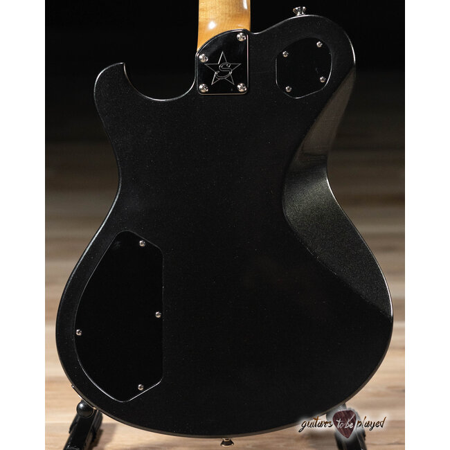 Starr Guitars Hustler Seymour Duncan HB Guitar w/ Case – Black Diamond Firemist