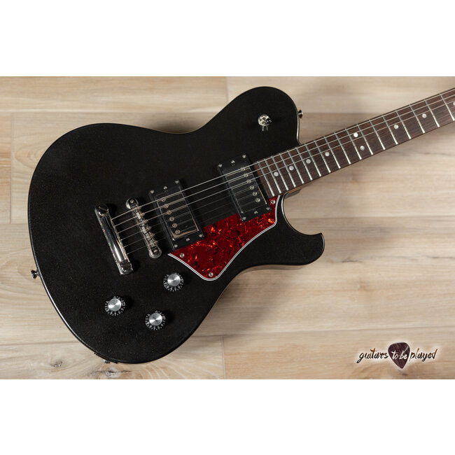 Starr Guitars Hustler Seymour Duncan HB Guitar w/ Case – Black Diamond Firemist