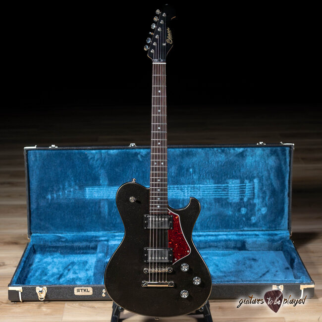 Starr Guitars Hustler Seymour Duncan HB Guitar w/ Case – Black Diamond Firemist
