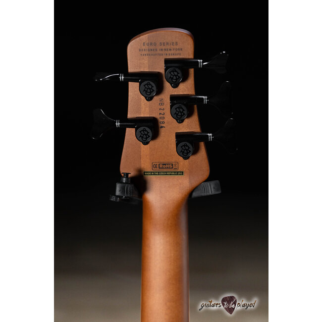 Spector Euro 5 LX Neck-Thru 5-String EMG Bass – Natural Sunburst